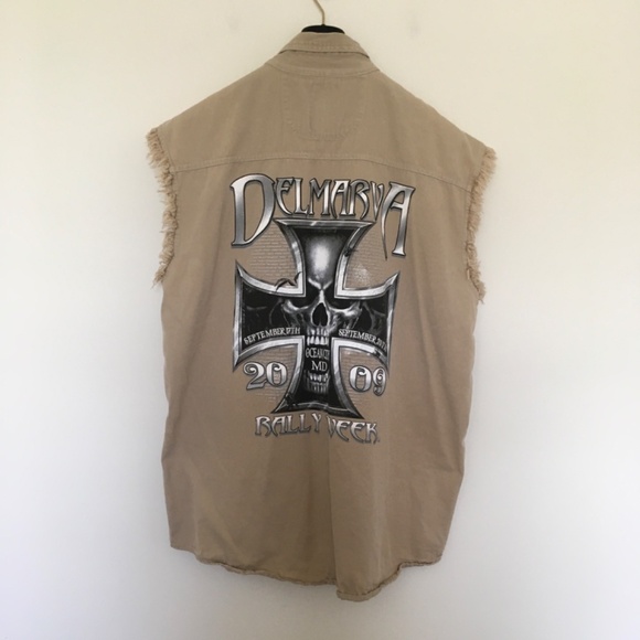 Delmarva Bike Rally 2009 Ocean City MD Motorcycle Shirt Sz 2X Skull Beach - Picture 1 of 10